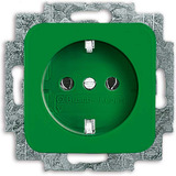 Busch-Jaeger Schutzkontaktsteckdose Einsatz Schuko grün, Retail