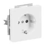 Busch-Jaeger Steckdosen-Einsatz Schutzkontakt Steckdose mit erhöhtem Berührungsschutz Typ F 16 Ampere 250 Volt weiß (matt), Retail