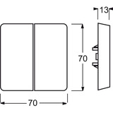 Busch-Jaeger Wippe Auswechselbare Wippe Serien Wechselschalter Wechselschalter Retail