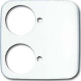 Busch-Jaeger Zentrale Abdeckung Ruftaster Patientenruf Schwesternnotruf Anwesenheitstaster, Rahmen weiß, Retail