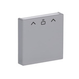 Busch-Jaeger Zentrale Scheibe Cardschalter Radiofrequenzidentifikation 1792 Radiofrequenzidentifikation-83, Abdeckung aluminium, Retail