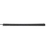 Digitus Basis IT PDU mit Aluminiumprofil, 24x C13, 3x C19, Steckdosenleiste schwarz/aluminium, 3 Meter Kabel, 1-phasig 16A, IEC309 16A Stecker