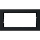 Gira Abdeckrahmen 2-fach schwarz, Retail