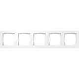 Gira Abdeckrahmen fünffach weiß, Retail