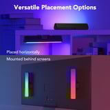 Govee RGBICWW WiFi + Bluetooth Flow Plus Light Bars, LED-Leuchte 