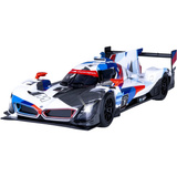 Jamara BMW M Hybrid V8 Diecast, Modellfahrzeug blau/weiß, Maßstab 1:24, inkl. Knopfzellen