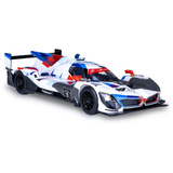 Jamara BMW M Hybrid V8 Diecast, Modellfahrzeug blau/weiß, Maßstab 1:24, inkl. Knopfzellen