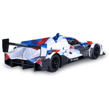 Jamara BMW M Hybrid V8 Diecast, Modellfahrzeug blau/weiß, Maßstab 1:24, inkl. Knopfzellen