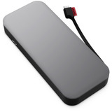Lenovo Go USB-C Laptop Powerbank 20.000mAh dunkelgrau, integriertes USB-C Kabel