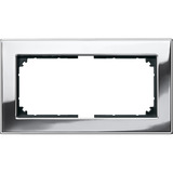 Merten Metallrahmen zwei Fach ohne Farbangabe chrom, Retail