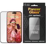 PanzerGlass Ceramic Displayschutz Ultra-Wide Fit, Schutzfolie transparent, iPhone 15, EasyAligner