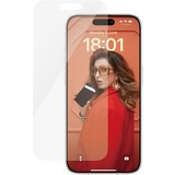 PanzerGlass Displayschutz Classic Fit, Schutzfolie transparent, iPhone 15 Pro