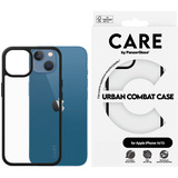 PanzerGlass Urban Combat Case, Handyhülle transparent/schwarz, iPhone 14 / 13, MagSafe