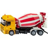 SIKU 3539 SUPER Fahrmischer, Modellfahrzeug rot/weiß, Maßstab 1:50