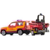 SIKU BLISTER Land Rover Defender mit Boot, Modellfahrzeug 