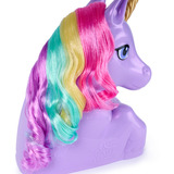 Spin Master Unicorn Academy - Styling Kopf Spielset Wildstar, Schmink- und Frisierkopf 