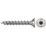 fischer Spanplattenschraube PowerFast II 5,0x35 Senkkopf TX 200 Stück, mit Vollgewinde, Edelstahl A2