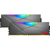 ADATA DIMM 32 GB DDR4-3600 (2x 16 GB) Dual-Kit, Arbeitsspeicher grau, AX4U360016G18I-DT50, XPG Spectrix D50 RGB, INTEL XMP
