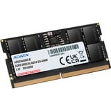 ADATA SO-DIMM 8 GB DDR5-5600  , Arbeitsspeicher schwarz, AD5S56008G-S, Premier Tray