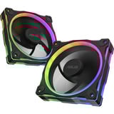 ASUS Prime MR120 ARGB Reverse Fan, Gehäuselüfter schwarz, 3er Pack, 120 mm