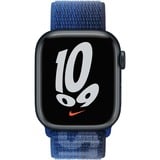 Apple Nike Sport Loop, Uhrenarmband dunkelblau, 41 mm