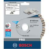 Bosch Diamanttrennscheibe Best for Concrete, Ø 150mm Bohrung 22,23mm