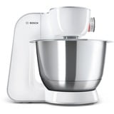 Bosch Home MUM58231 Küchenmaschine weiß/silber, 1.000 Watt, Serie 4
