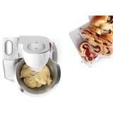 Bosch Home MUM58231 Küchenmaschine weiß/silber, 1.000 Watt, Serie 4