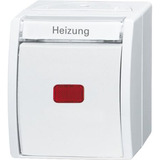 Busch-Jaeger Heizung-Notschalter 2601/6 SKWNH-54 weiß, Retail
