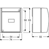 Busch-Jaeger Heizung-Notschalter 2601/6 SKWNH-54 weiß, Retail