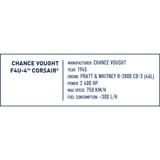 COBI Chance Vought F4U-4 Corsair, Konstruktionsspielzeug 