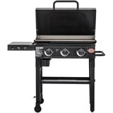 Char-Griller Flat Iron Griddle 3-Brenner, Gasgrill schwarz, Plancha mit 10,5 kW