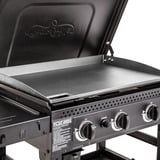Char-Griller Flat Iron Griddle 3-Brenner, Gasgrill schwarz, Plancha mit 10,5 kW