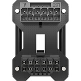 Corsair 2nd Generation 180° PCIe 5.x 12V-2x6 Power Bridge - Stil B schwarz, Sense Pins außen