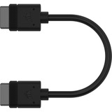 Corsair iCUE LINK Kabel, 100mm, gerade schwarz, 2 Stück