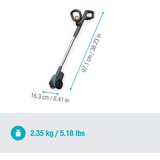 GARDENA Akku-Fugenbürste EasyWeed 1800/18V P4A solo, Unkrautentferner grau/türkis, ohne Akku und Ladegerät, POWER FOR ALL ALLIANCE