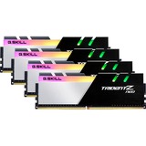 G.Skill DIMM 32 GB DDR4-3600 (4x 8 GB) Quad-Kit, Arbeitsspeicher schwarz/silber, F4-3600C14Q-32GTZNA, Trident Z Neo, INTEL XMP