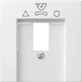 Gira Anschlussdose System 55 weiß, Retail