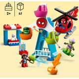 LEGO 10963 DUPLO Marvel Spider-Man & Friends: Jahrmarktabenteuer, Konstruktionsspielzeug Freizeitpark mit Spielzeug-Hubschrauber, Hulk und Green Goblin Figur