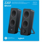 Logitech Z207, PC-Lautsprecher schwarz, Bluetooth, Klinke