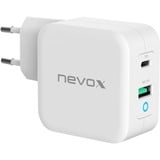 Nevox 65W USB - C Power Delivery (PD) + Q3.0, Ladegerät weiß