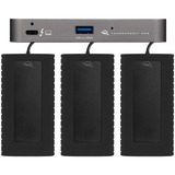 OWC Thunderbolt Hub, Dockingstation grau/schwarz, Thunderbolt 4, USB-A