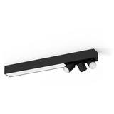 Philips HUE White & Color Ambiance Centris 3er Deckenspot, LED-Leuchte schwarz