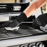 RÖSLE Barbecue-Reinigungsbürste SlideX, Grill-Reinigungsbürste edelstahl/schwarz