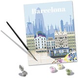 Ravensburger CreArt - Farbenfrohes Barcelona, Malen 