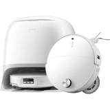Roborock Qrevo CurvX, Saugroboter weiß, Mit Multifunktions-Dockingstation 3.0 Thermo+