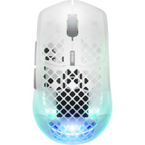 SteelSeries Aerox 3 Wireless Gen 2 Ghost, Gaming-Maus weiß/transparent