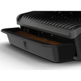 Tefal Optigrill Deluxe GC707D, Kontaktgrill silber/schwarz, 2.000 Watt