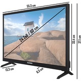 Telefunken XH24K550V, LED-Fernseher 60 cm(24 Zoll), schwarz, WXGA, Triple Tuner, HDR