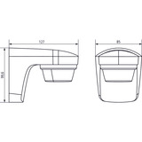 Theben theLuxa S180 BK, Bewegungsmelder schwarz